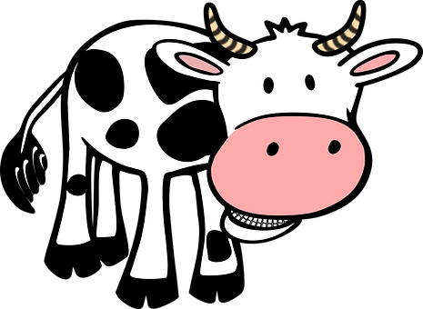 illustration of cow