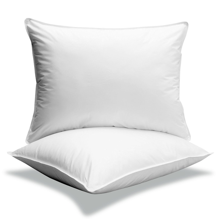 two white pillows